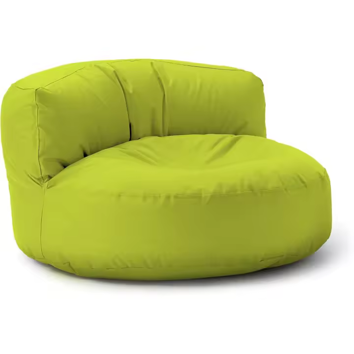 Sofá Puff Rojo Grande 320l con Respaldo Sillón Relax Impermeable para Exterior - 1