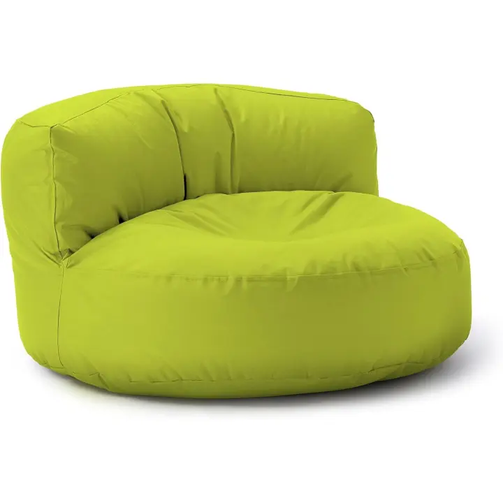 Sofá Puff Rojo Grande 320l con Respaldo Sillón Relax Impermeable para Exterior - 1