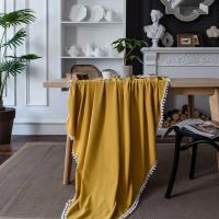 Mantel de Mesa de Pompon de Verde Ligero Cubierta de Mesa Bohemia para Cocina y Comedor - details 16