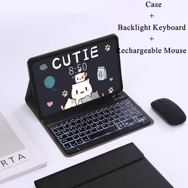 Funda con retroiluminación para Lenovo Tab P11, accesorio para teclado español de 2. ª generación, 11,5, ratón, Bluetooth, soporte para teclado, Xiaoxin Pad Plus 2023 - 1
