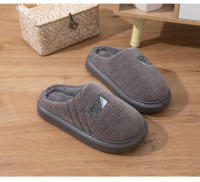 Nuevas zapatillas de algodón para hombre, cálidas en otoño e invierno, hogar antideslizante de fondo grueso, hospitalidad interior silenciosa, fregona de algodón para el hogar - details 16