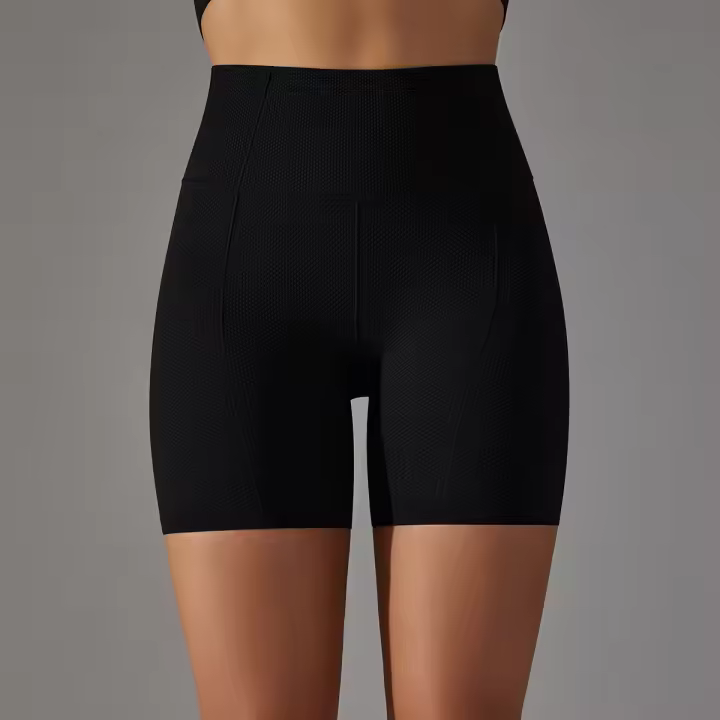 Shorts Deportivos de Yoga para Mujeres Leggings Transpirables Sin Costuras para Correr, Pedalear, Entrenamiento en Cintura Alta Colección de Verano para Gimnasio - 1