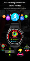 GT8 reloj inteligente con 4 modos deportivos, dispositivo con NFC, medición del ritmo cardíaco, pantalla completa de alta definición, Control táctil - details 13