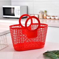 Cesta organizadora de juguetes práctica colgante hueca de plástico, accesorios de cocina y baño, cesta de almacenamiento, 1 Uds. - details 11