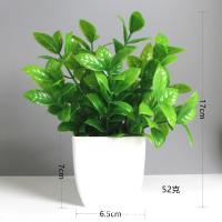 Bonsái Artificial Planta Verde Falsa de Eucalyptus en Maceta para Decoración de Hogar Interior y Exterior - details 8
