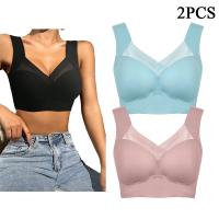 Ropa interior de 2 uds., sujetador sin costuras para mujer, Tops sexis de talla grande, ropa interior pequeña y cómoda sin anillo de acero - details 10