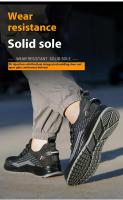 Novedad de verano, zapatos de seguridad con aislamiento transpirable, antigolpes, antiperforación, zapatos de trabajo resistentes al desgaste - details 3