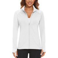 MAGCOMSEN-Chaqueta atlética ligera para mujer, manga larga, Upf 50 +, Tops con cremallera de Golf - details 28