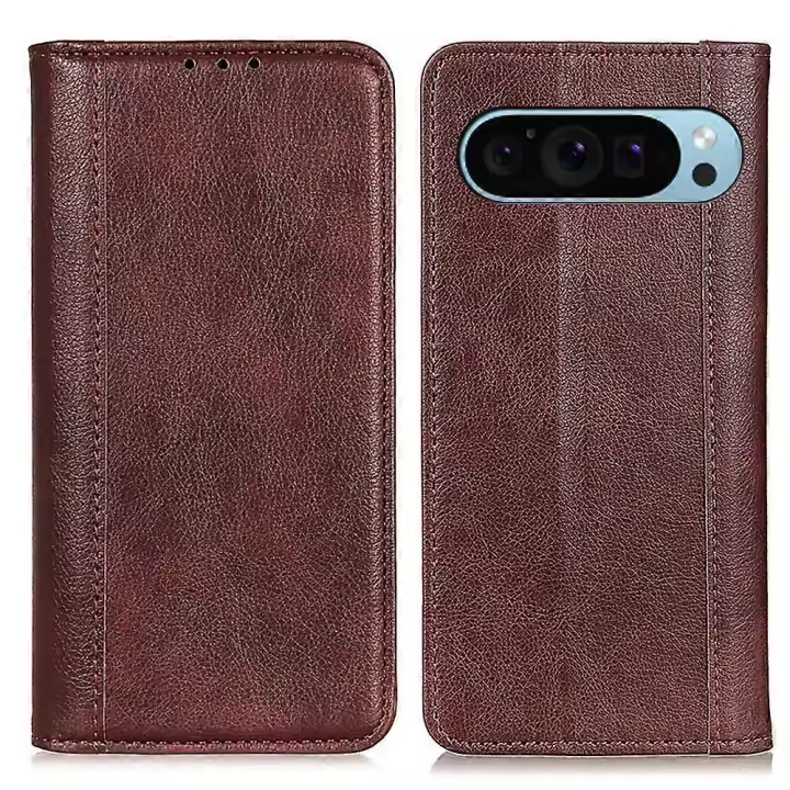 Funda de Cuero con Stand de Billetera para Google Pixel 9 A Prueba de Caídas, Elegante y Práctica - 1