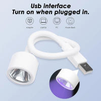 Secador de Uñas UV/LED Pequeño USB Lámpara Plegable Ajustable para Manicura Rápida - details 8