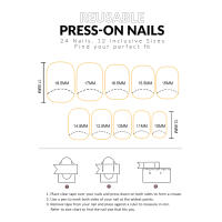 Uñas postizas de larga duración, Uñas postizas ultraflexibles, brillantes, prensas cortas para Halloween, uso diario y fiestas - details 3