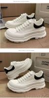 2024 primavera nuevo M05 zapatos de tenis de encaje Casual para hombres blanco de corte bajo deportes y ocio invierno fondo grueso - details 25