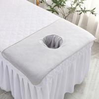 Toalla facial de masaje gruesa profesional, toalla suave y transpirable para salón de belleza, reutilizable con almohadillas para reposacabezas con agujeros, accesorios para el hogar - details 17