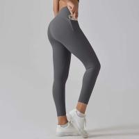 Hmidou-mallas de gimnasio con bolsillos para mujer, pantalones de Yoga, Fitness, cintura alta, Control de barriga, correr, entrenamiento - details 32