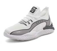 Zapatos deportivos corrientes de los hombres ocasionales antideslizantes respirables de la malla de la moda barata del logotipo de la marca 2024 - details 7
