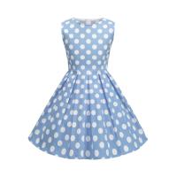 Vestido de Princesa de Verano Retro para Niña Hepburn Lentejuelas, Algodón Ligero, Estilo Vintage de los 50 - details 19