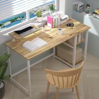 Escritorio de Computadora con Estantes Reversibles Mesa de Oficina para Ahorro de Espacio - details 47