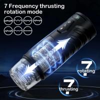 Masturbador masculino automático, 7 modos de empuje giratorio, taza Mastubator, juguete sexual telescópico eléctrico, Coño de bolsillo para hombres, juguetes para adultos - details 1