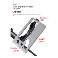 Convertidor de amoladora angular de mano para cortar, soporte de amoladora ajustable de 40mm de profundidad, herramienta de mesa de carpintería - details 7