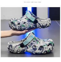 Nuevas Sandalias de Camuflaje para Hombre Zapatillas Planas de Jardín Zapatos de Exteriores - details 6