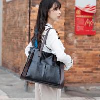 Bolso de piel sintética con asa superior para mujer, bandolera femenina de gran capacidad, diseño de lujo - details 7