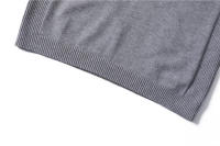 Jersey informal de cuello alto para hombre, suéter de punto, Color sólido - details 13