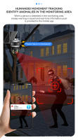 Camara de vigilancia exterior solar 4G doméstico  HD Visión nocturna inalámbrico WiFi inteligente remoto alarma vigilancia - details 5