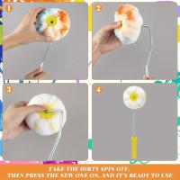 Juego de rodillos de pintura para esquinas, 3 piezas, rodillo y funda para esquinas de pared y techo, adecuado para pinturas a base de agua, a base de aceite o esmaltadas, herramienta de cepillo para rodillos de pintura para esquinas - details 3