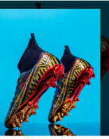 Botas de fútbol profesionales AG para hombres, zapatos de fútbol para niños, tacos altos para el tobillo, zapatillas de fútbol de hierba, zapatos de entrenamiento de Futsal, gran oferta - details 14