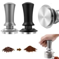 Tamper de café de acero inoxidable con resortes de escala calibrados, distribuidor de café, herramienta niveladora Manual, 51mm, 53mm, 58mm - details 0