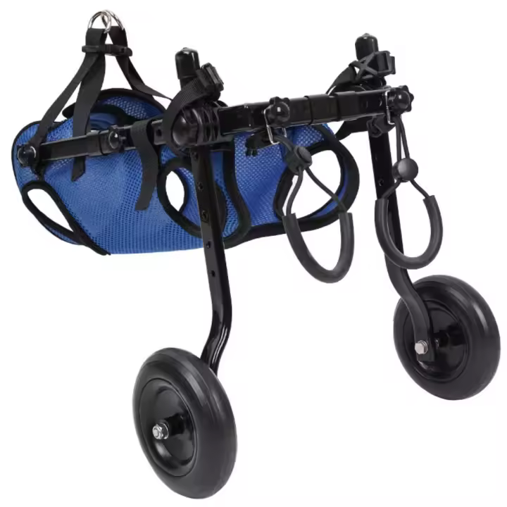 Ruedas para caminar para mascotas, elevador ligero y duradero, ayuda para la recuperación de gatos, herramienta ajustable para caminar con perros, carrito para discapacitados - 1
