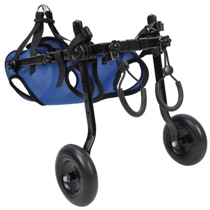 Ruedas para caminar para mascotas, elevador ligero y duradero, ayuda para la recuperación de gatos, herramienta ajustable para caminar con perros, carrito para discapacitados - 1