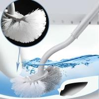 Cepillo De Inodoro Plástico Con Mango Largo Cepillo De Limpieza Para WC Cerdas Suaves Acessorios De Baño Eliminador De Ranuras Para Hogar - details 6