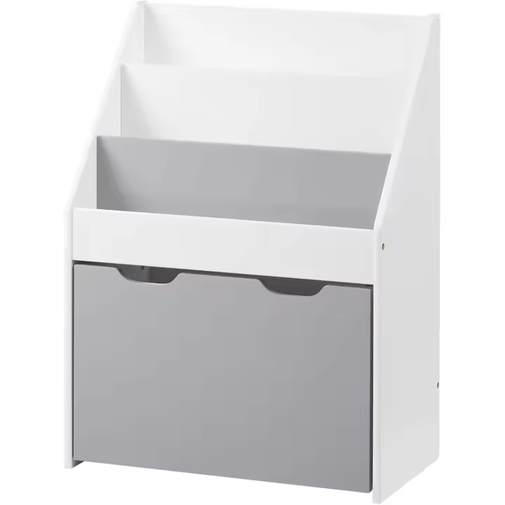 Estante de Libros para Niños Organizador Multiusos para Habitación 3 Estanterías Abiertas - 1