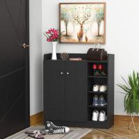 Mueble Zapatero de 2 Puertas Zapatero Estrecho con Estantes Ajustables para 12 Pares de Zapatos - details 11