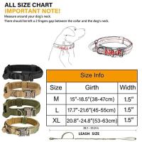 Correa para perros grandes, chaleco de entrenamiento para caminar, arnés y collar para perros de todas las razas, pastor alemán Malinois - details 1