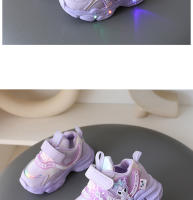 Zapatillas Deportivas para Niños Primavera-Otoño Zapatos Casuales Iluminados - details 8