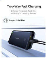 Baseus PD20W Carga Rápida Batería de Litio-Ion de 10000mAh con Pantalla Digital - details 1
