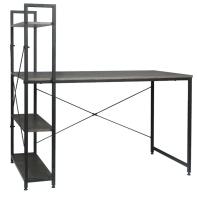Escritorio de Oficina para Computadora Mesa de Juego y Comedor con 4 Estante de Almacenamiento - details 8