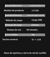 Maquinilla de Afeitar Eléctrica Multifuncional 9D Transfronteriza para Hombres Cuchillo de Barba - details 0
