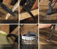 Cuchillo plegable de supervivencia para exteriores, herramienta de combinación EDC multifuncional de bolsillo, portátil, Ejército Suizo - details 3