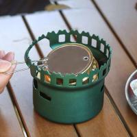 Estufa de Barbacoa Portátil de Acero Inoxidable Cocina de Campamento a Alta Temperatura con Accesorios de Alcohol - details 5