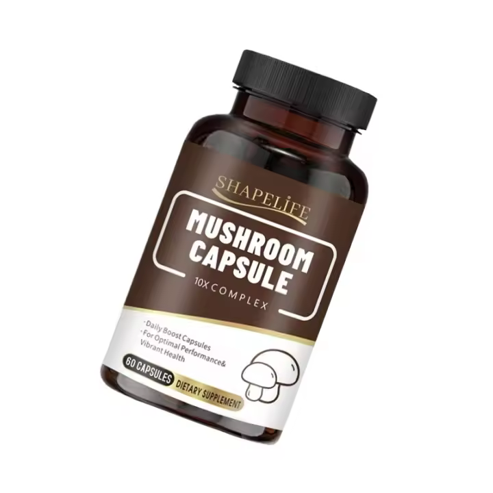 Reishi de melena de león 10 en cápsulas vegetarianas de hongos - 1