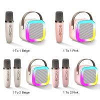 Micrófono Dual inalámbrico para Karaoke, Altavoz Bluetooth con luces de colores RGB, HIFI envolvente, Subwoofer para fiesta, regalo de Navidad para niños - details 17