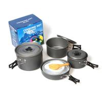 Juego de cocina para acampar al aire libre, olla antiadherente, DS500, DS508, utensilios de cocina para 3-5 personas - details 3
