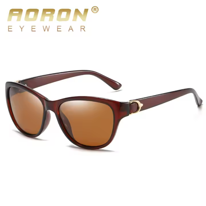 Gafas de sol polarizadas vintage para mujer, elegantes gafas de sol estilo ojo de gato. - 1