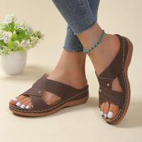Sandalias de Verano para Mujer Zapatillas de Pie Non-Slip Zapatos de Cuña Talla Grande - details 8