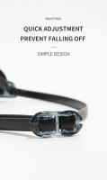 Gafas de natación antivaho profesionales para adultos, gafas de silicona impermeables galvanizadas, protección UV, gafas de natación para hombres - details 10