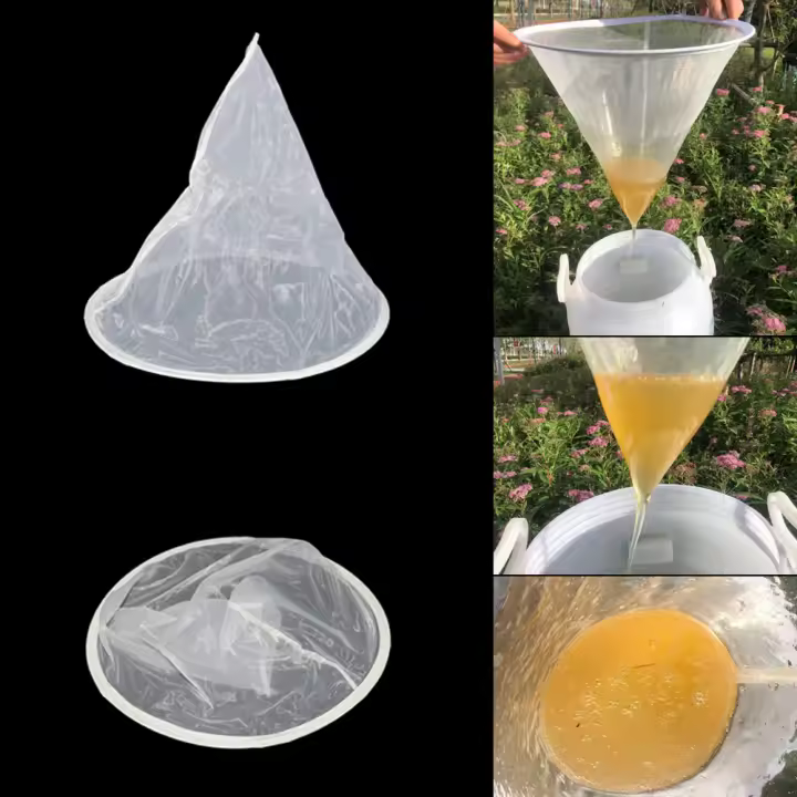 Filtro de miel de abeja de malla 150, filtración de impurezas, colador de pantalla de nailon, apicultor, herramientas de apicultura, suministros de apicultura de jardín - 1
