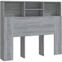 Mueble de Cabeza de Armario de Dormitorio Blanco Estantería de Pared con Almacenamiento - details 21